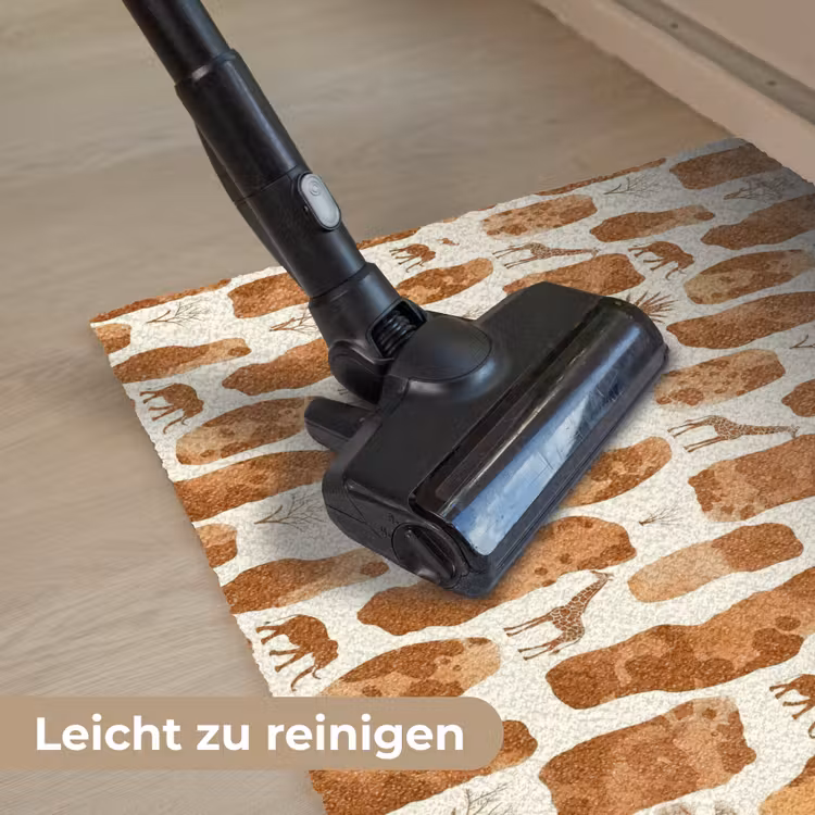 Fußmatte - Terrakotta – Safari – Tiere – Muster — 9