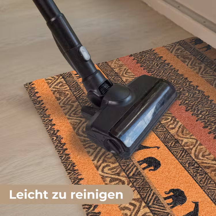 Fußmatte - Orange – Safari – Afrikaans – Tiere – Muster — 9