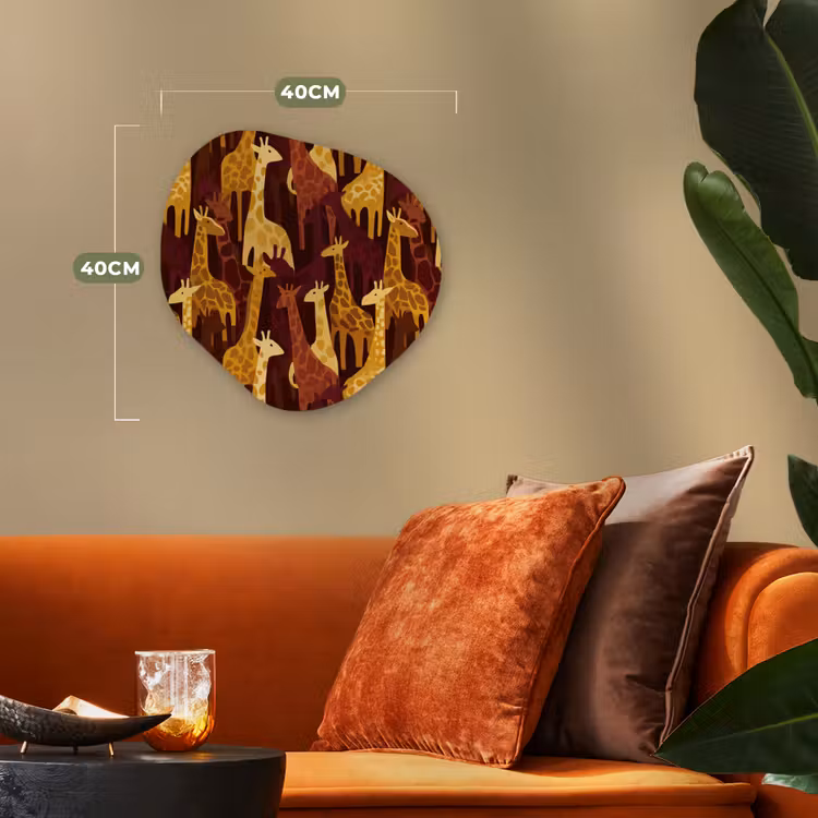 Forexbild Organische Form - Braun – Giraffen – Safari – Muster — 4