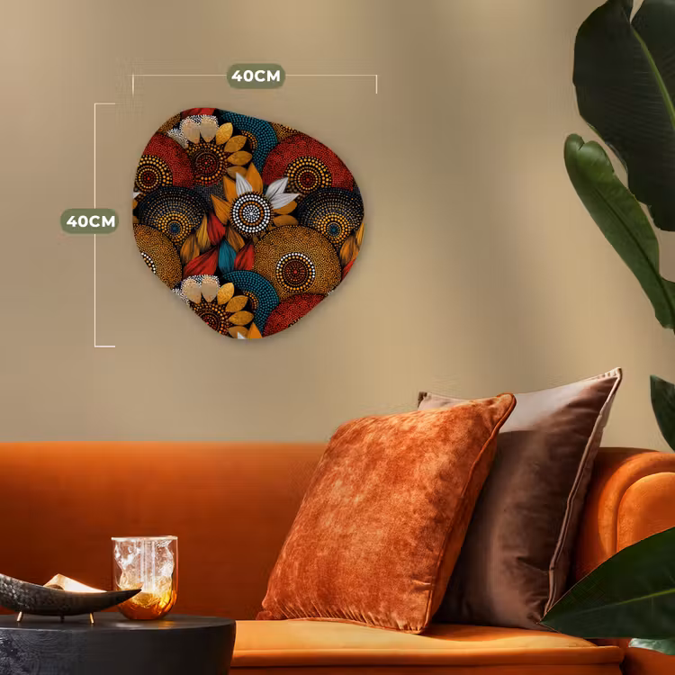 Forexbild Organische Form - Farbenfroh – Aborigine – Punktmalerei – Botanisch – Muster — 4