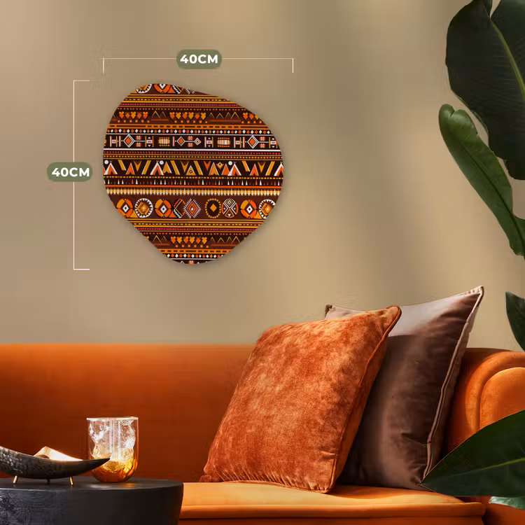 Forexbild Organische Form - Orange – Ethnisch – Tribal – Geometrisch – Muster — 4