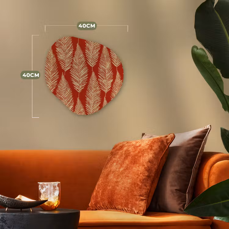 Forexbild Organische Form - Rot – Botanisch – Farn – Muster — 4