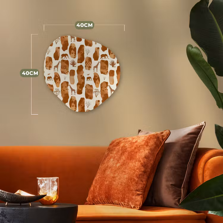Forexbild Organische Form - Terrakotta – Safari – Tiere – Muster — 4