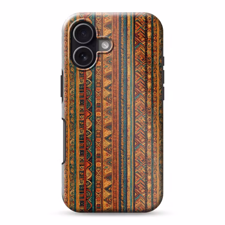 Handyhülle Toughcase - Farbenfroh – Ethnisch – Folkloristisch – Gemustert — 1