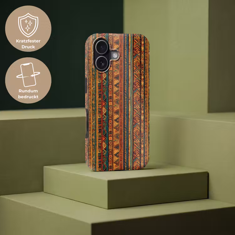 Handyhülle Toughcase - Farbenfroh – Ethnisch – Folkloristisch – Gemustert — 7