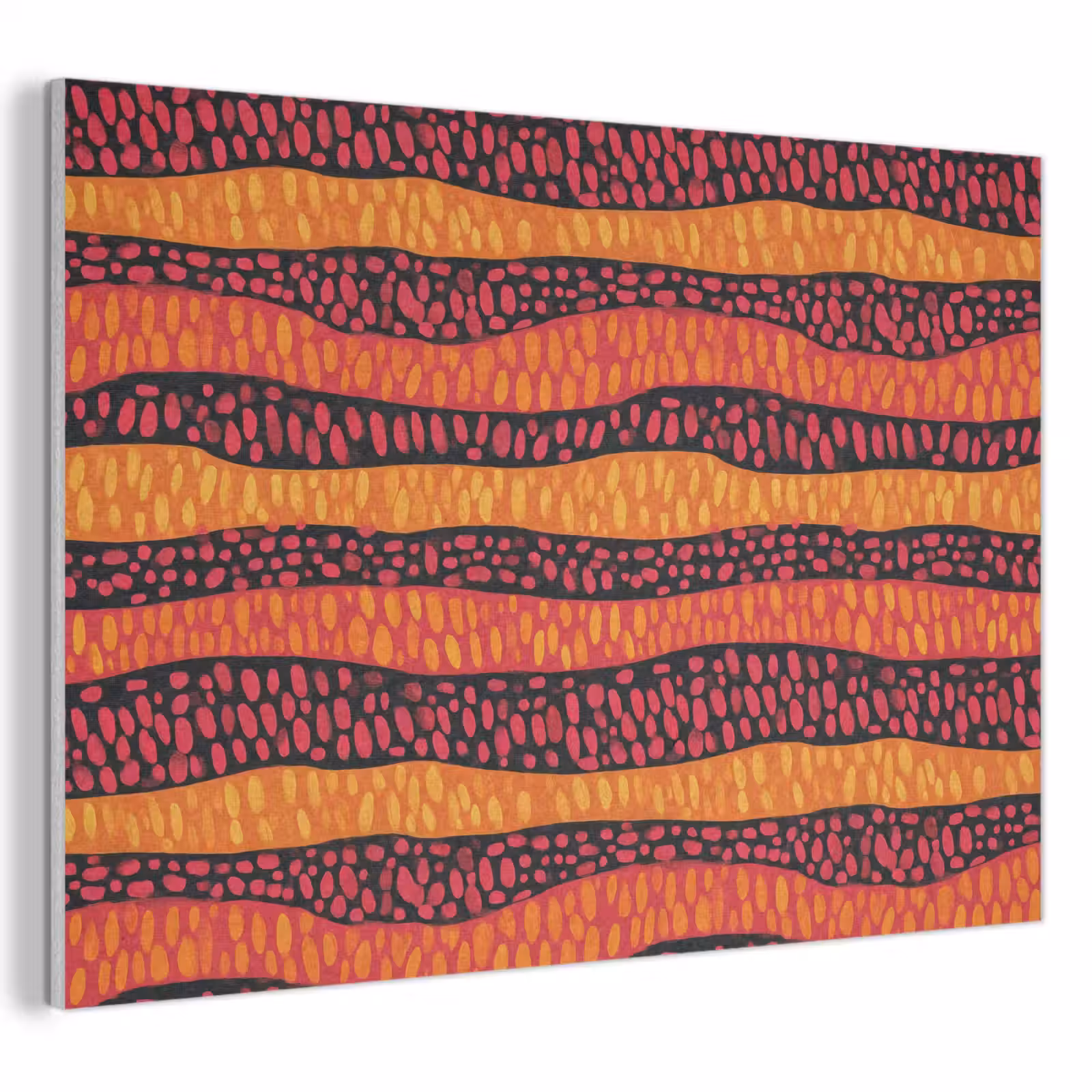 Akustikbild - Orange – Rosa – Ausdrucksstark – Muster — 1