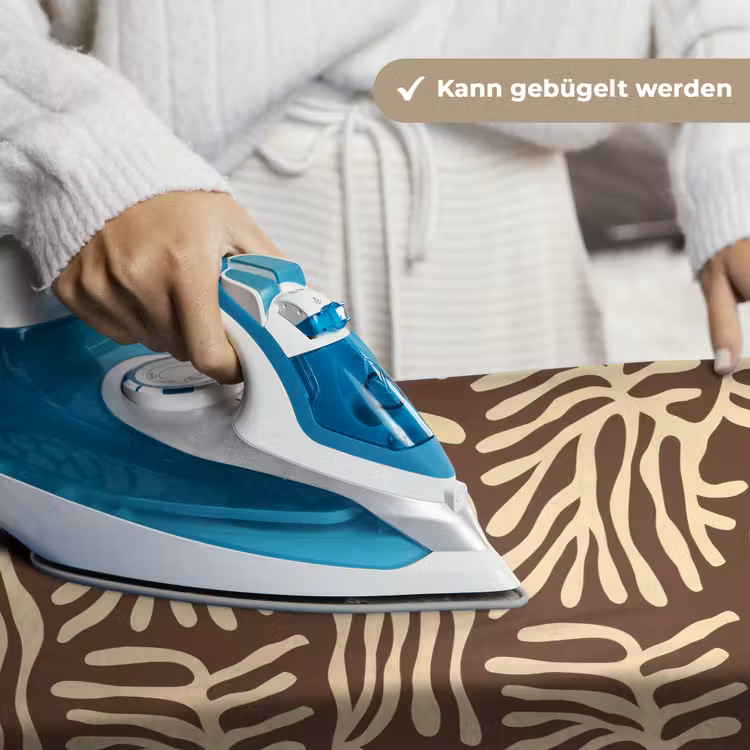Wandteppich - Braun – Koralle – Ausdrucksstark – Muster — 10