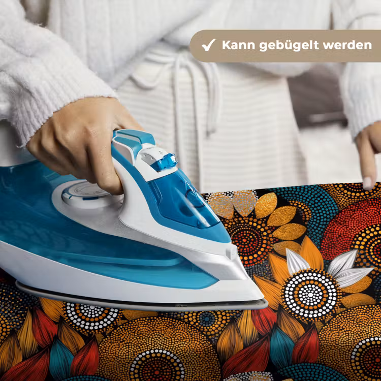 Wandteppich - Farbenfroh – Aborigine – Punktmalerei – Botanisch – Muster — 10