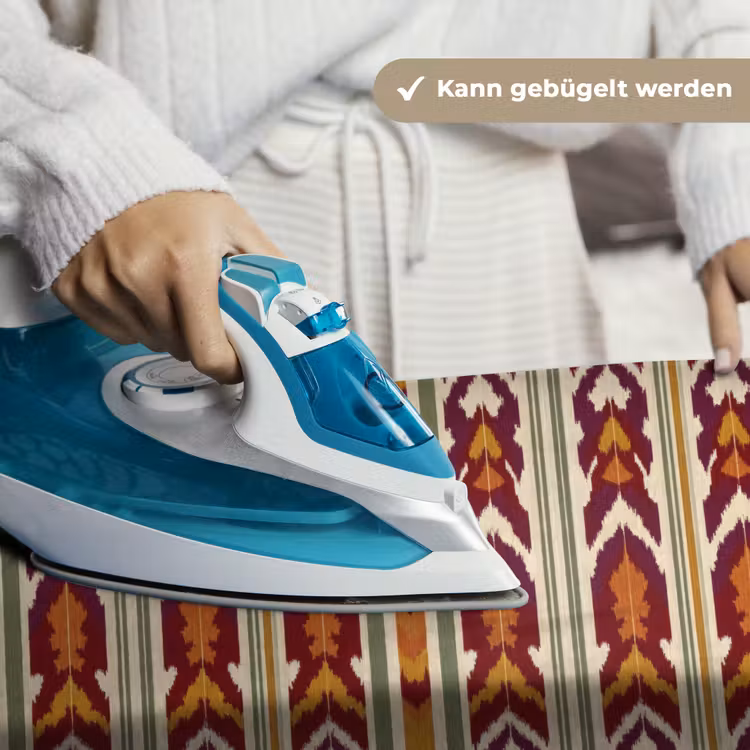 Wandteppich - Ikat – Bordeauxrot – Ethno – Muster — 10