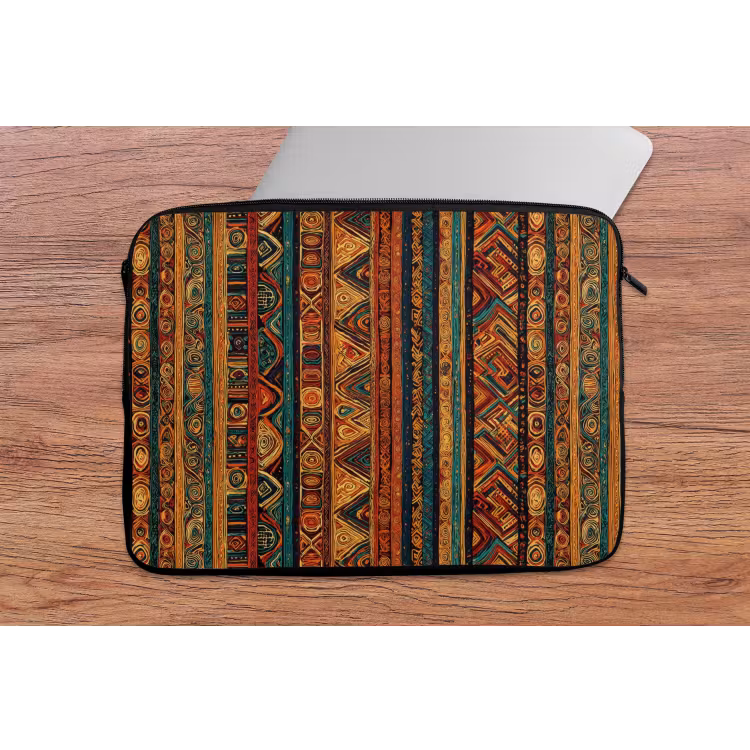 Laptop hülle - Farbenfroh – Ethnisch – Folkloristisch – Gemustert — 2