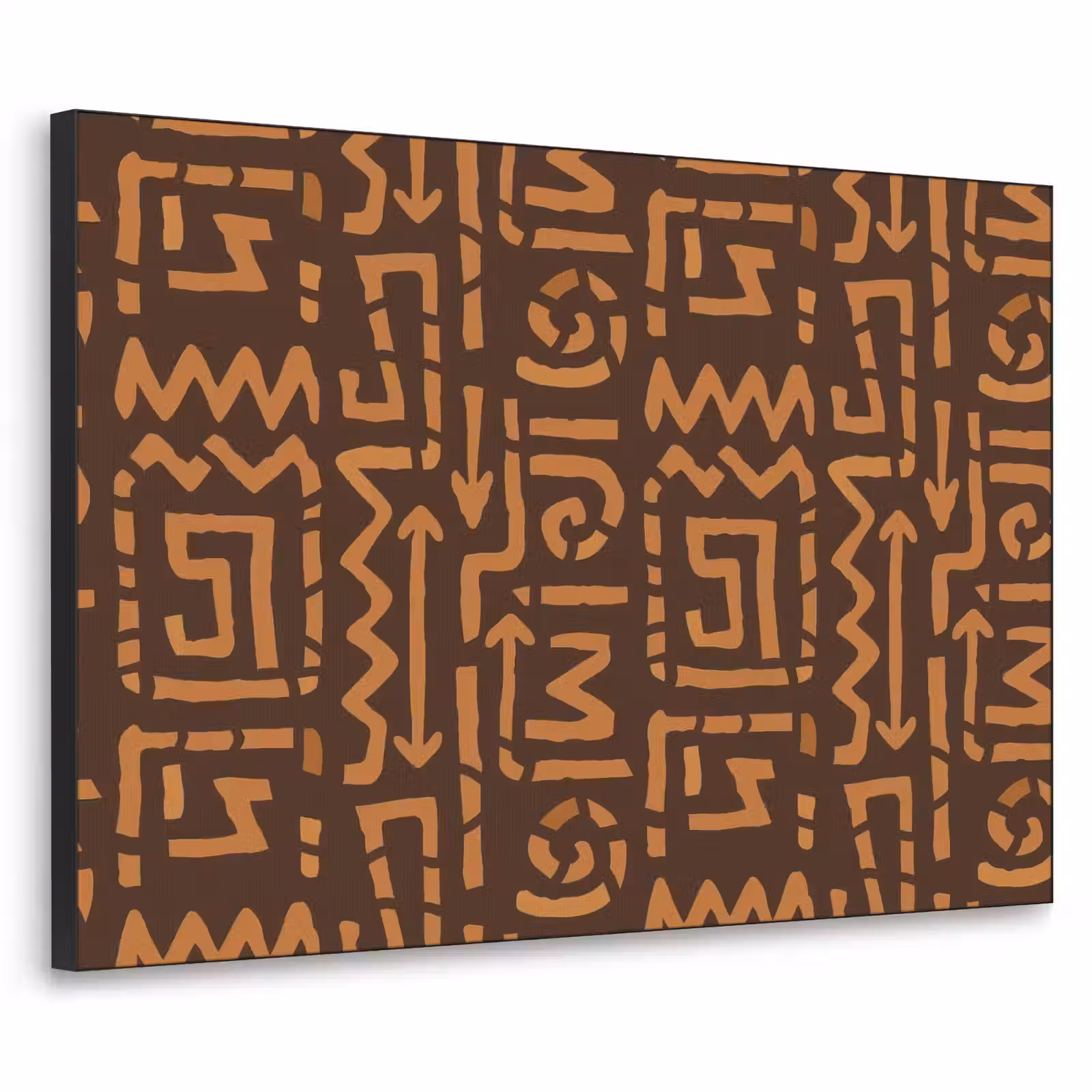 Art Frame - Schokoladenbraun – Ethno – Tribal – Symbole — 1