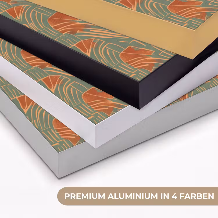 Art Frame - Grün – Terrakotta – Deko – Fächer — 5