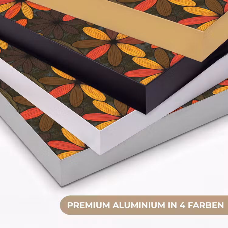 Art Frame - Orange – Retro – Blumen – Herbst — 5
