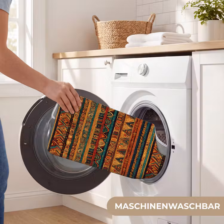 WC Vorleger - Farbenfroh – Ethnisch – Folkloristisch – Gemustert — 7