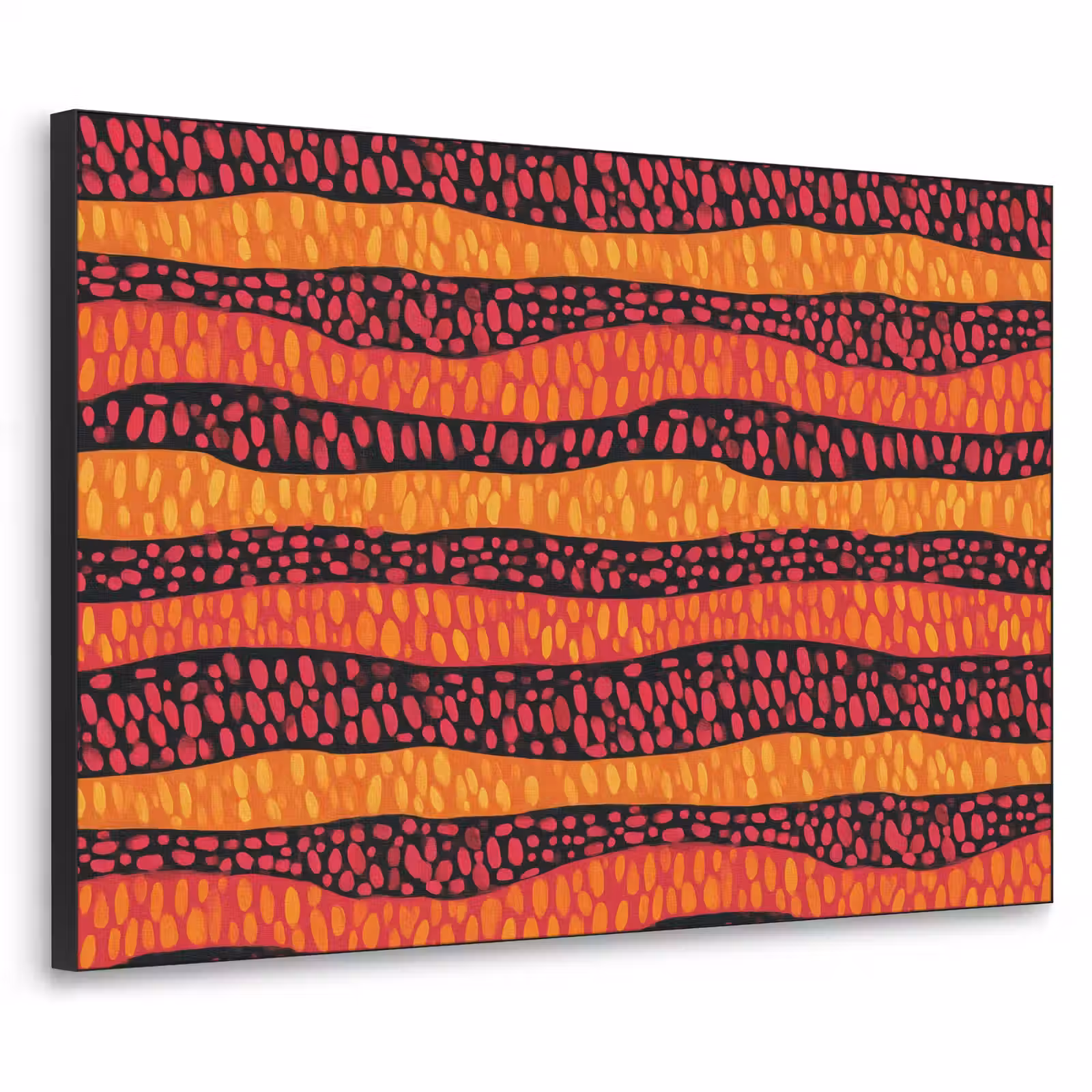 Art Frame - Orange – Rosa – Ausdrucksstark – Muster — 1