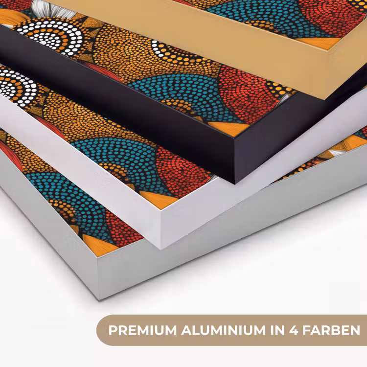 Art Frame - Farbenfroh – Aborigine – Punktmalerei – Botanisch – Muster — 5
