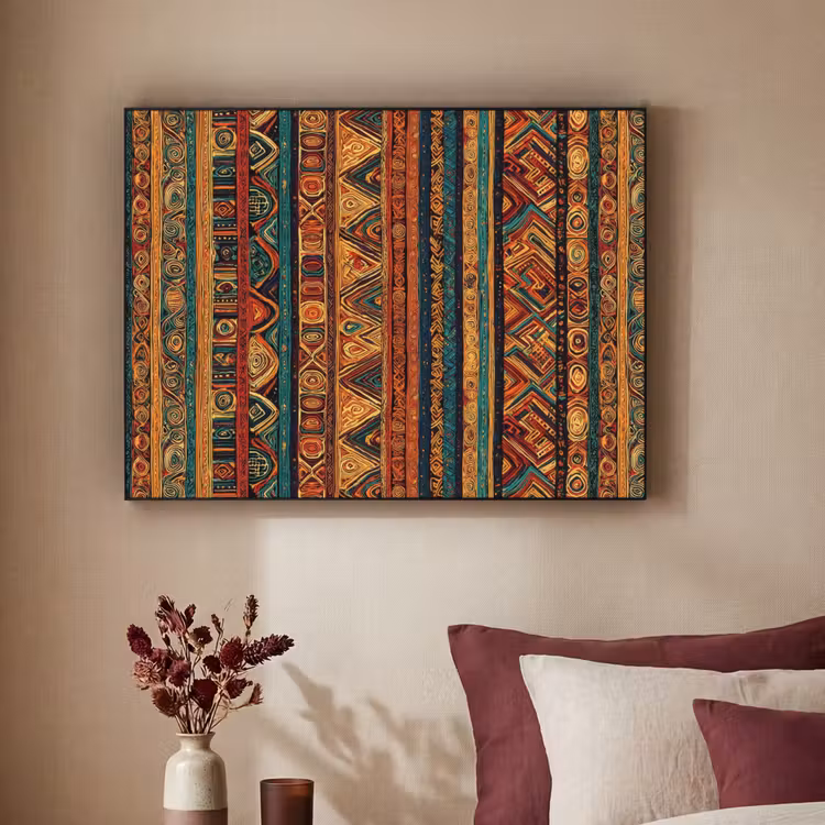 Art Frame - Farbenfroh – Ethnisch – Folkloristisch – Gemustert — 2