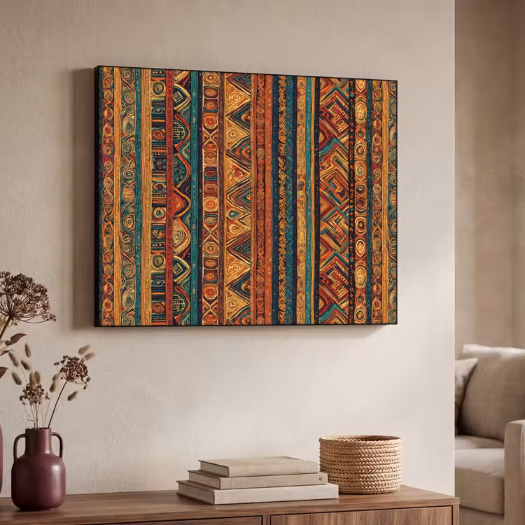 Art Frame - Farbenfroh – Ethnisch – Folkloristisch – Gemustert — 3