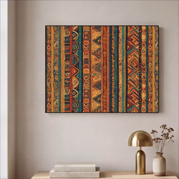 Art Frame - Farbenfroh – Ethnisch – Folkloristisch – Gemustert — 4