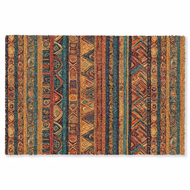 Teppich - Farbenfroh – Ethnisch – Folkloristisch – Gemustert — 1