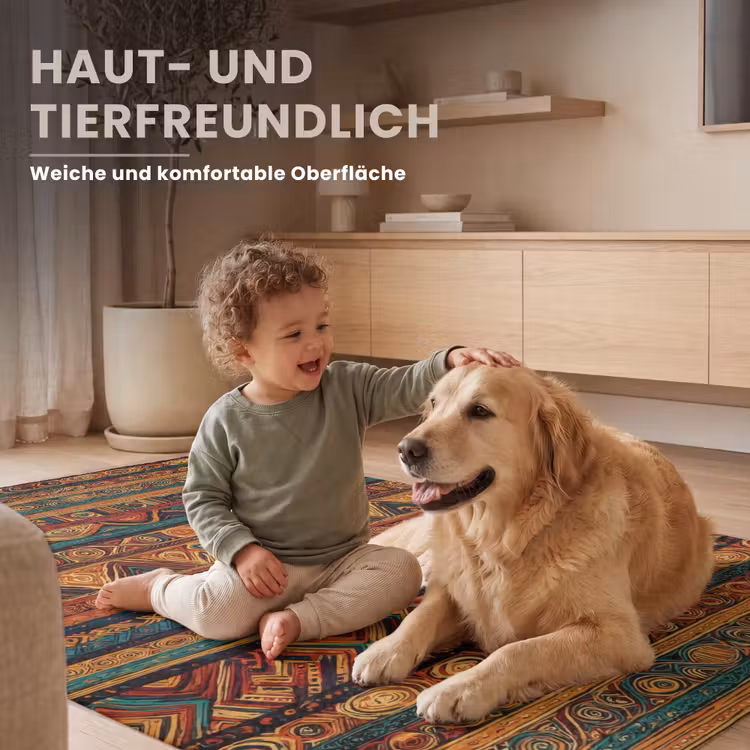 Teppich - Farbenfroh – Ethnisch – Folkloristisch – Gemustert — 6