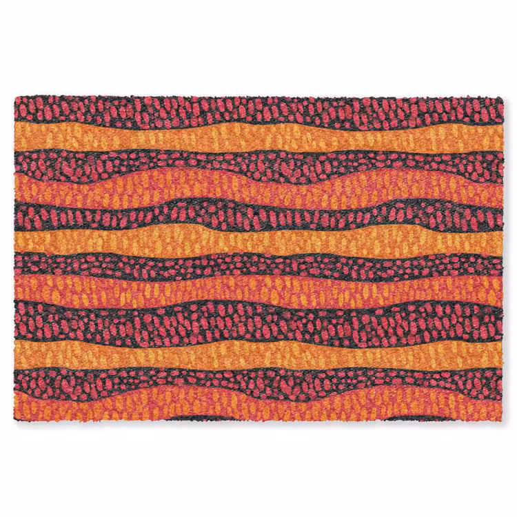 Teppich - Orange – Rosa – Ausdrucksstark – Muster — 1