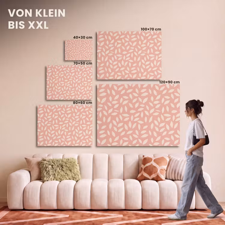 Akustikbild - Rosa – Blätter – Verspielt – Muster — 7
