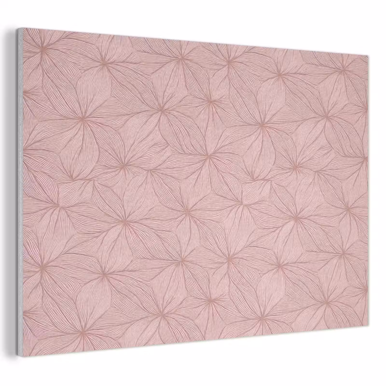Akustikbild - Blassrosa – Blumen – Relief – Textur — 1