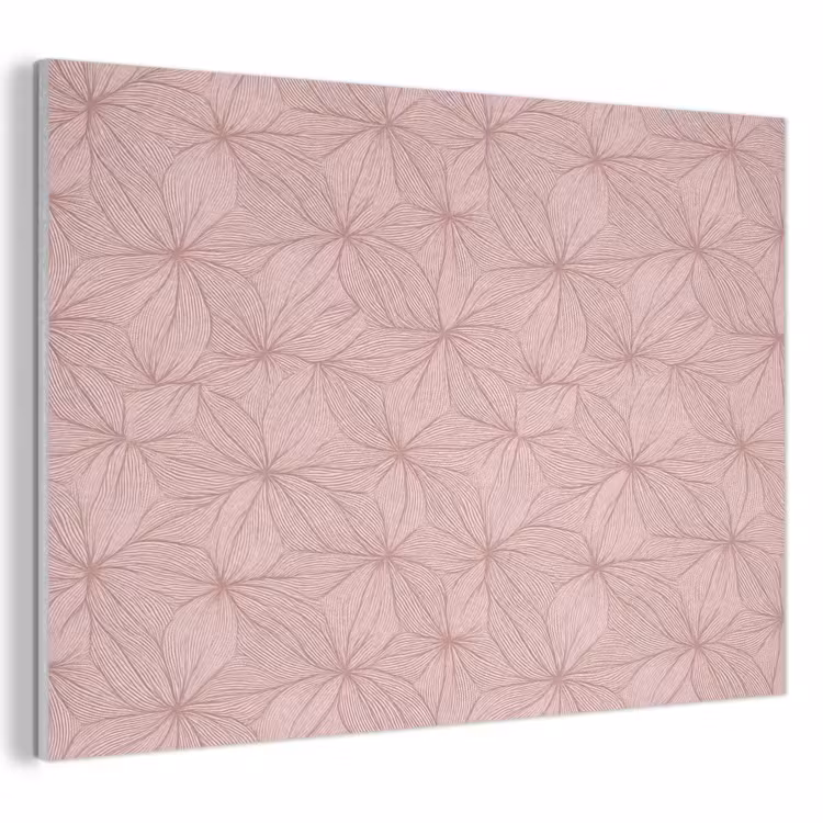 Akustikbild - Blassrosa – Blumen – Relief – Textur — 1