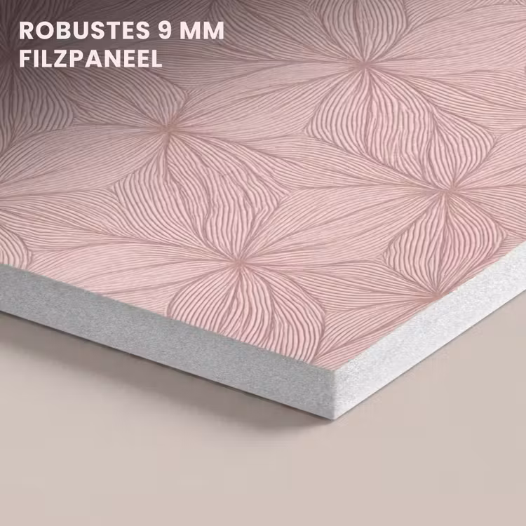 Akustikbild - Blassrosa – Blumen – Relief – Textur — 5