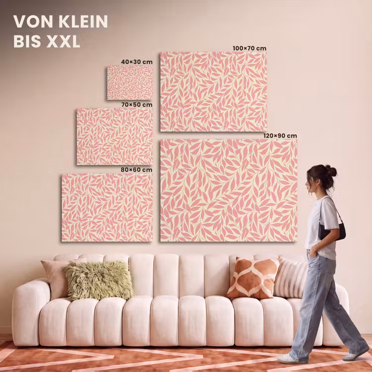 Akustikbild - Rosa – Blätter – Dynamisch – Muster — 7
