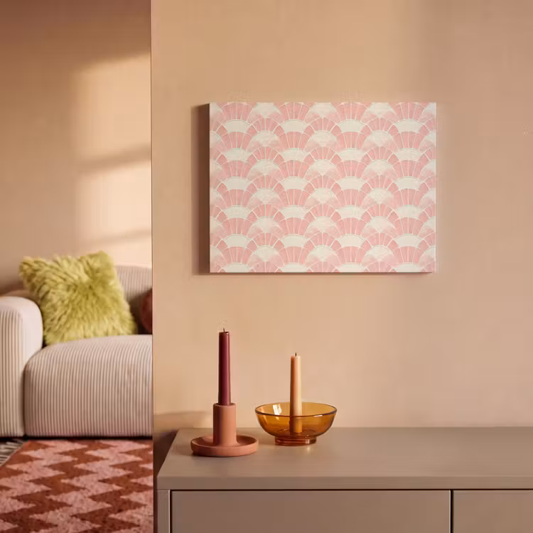 Akustikbild - Rosa – Fächer – Mosaik – Muster — 2