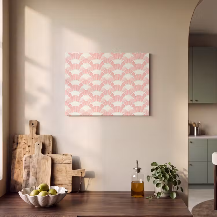 Akustikbild - Rosa – Fächer – Mosaik – Muster — 4