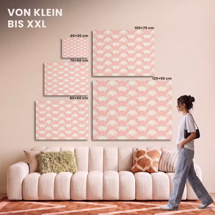 Akustikbild - Rosa – Fächer – Mosaik – Muster — 7