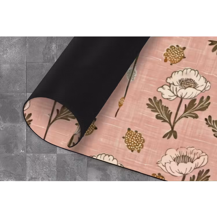 Küchenläufer - Rosa – Blumen – Vintage – Textur — 4
