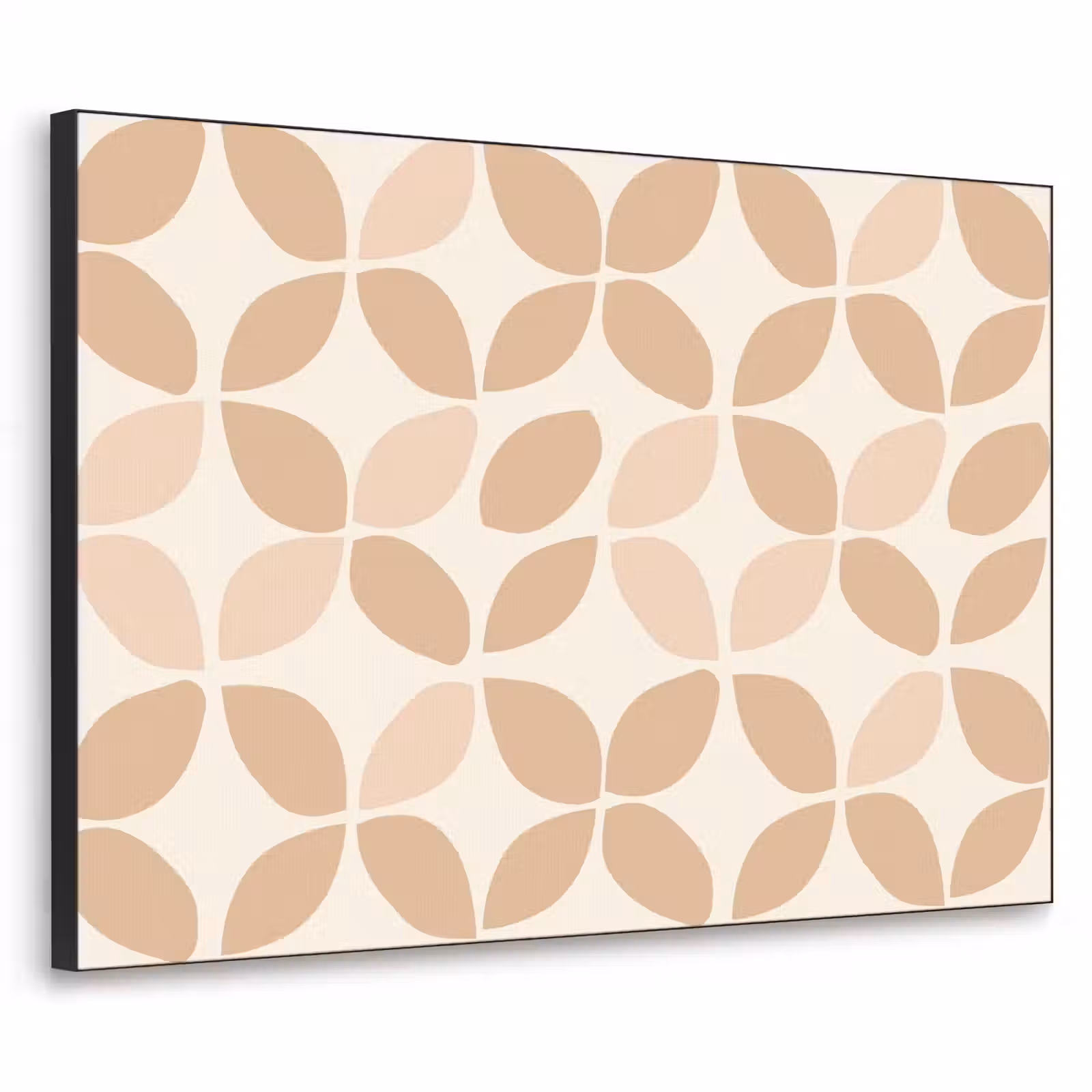 Art Frame - Beige – Blätter – Minimalistisch – Muster — 1