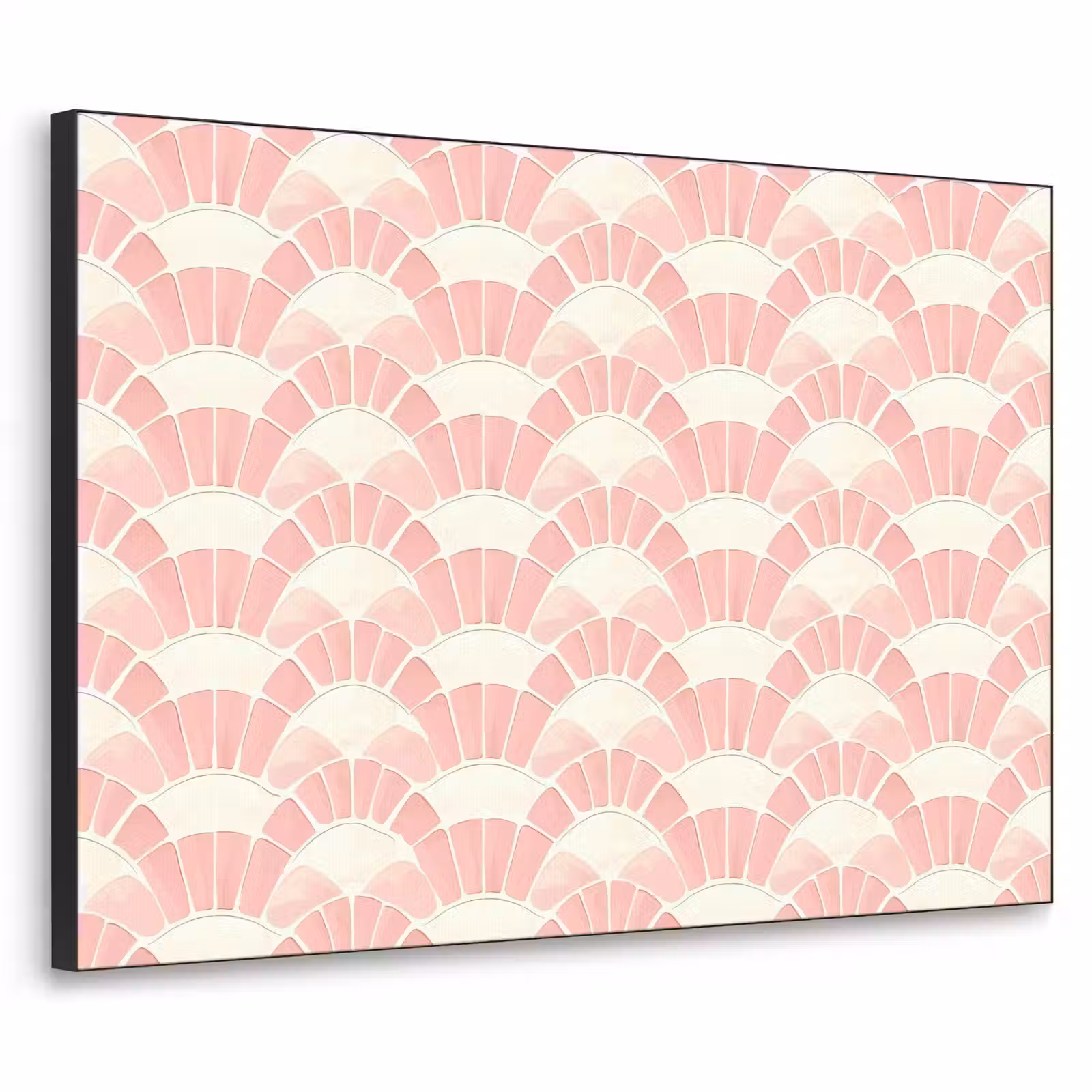Art Frame - Rosa – Fächer – Mosaik – Muster — 1