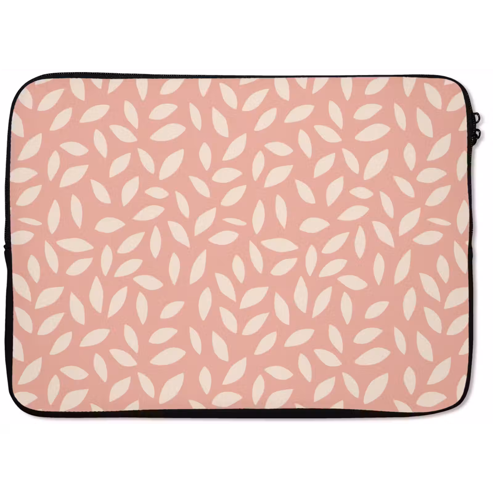 Laptop hülle - Rosa – Blätter – Verspielt – Muster — 1