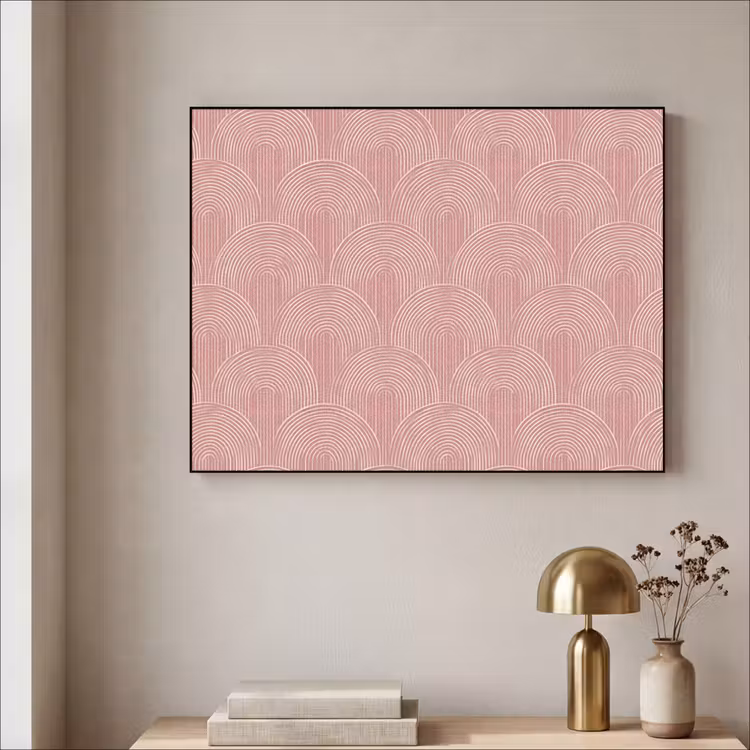 Art Frame - Altrosa – Bögen – Deko – Linien — 4