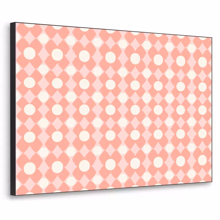 Art Frame - Koralle – Retro – Geometrisch – Muster — 1