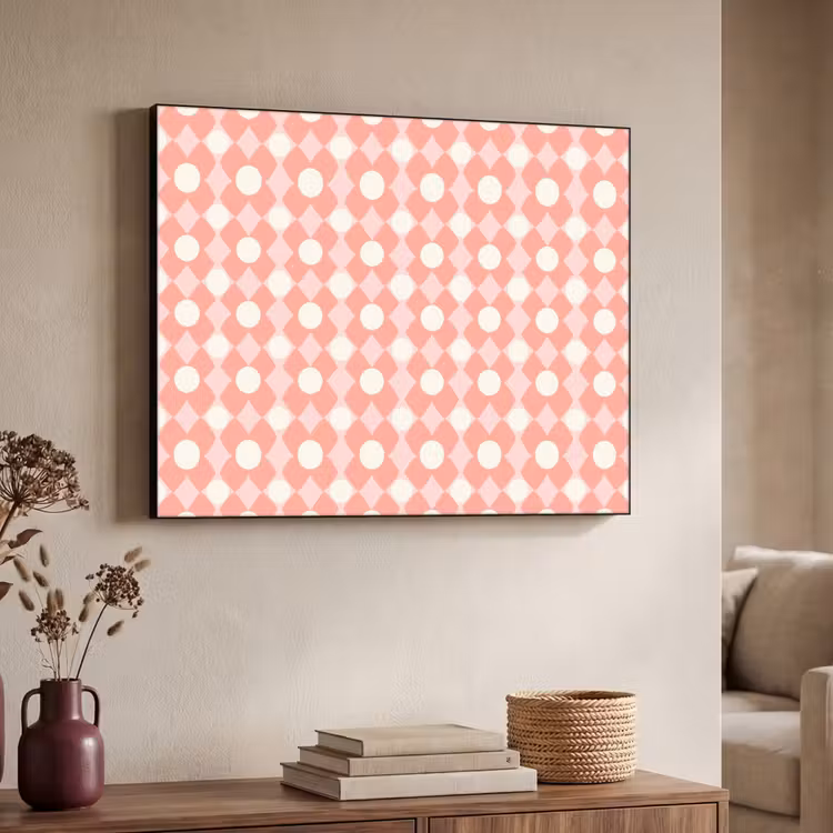Art Frame - Koralle – Retro – Geometrisch – Muster — 3