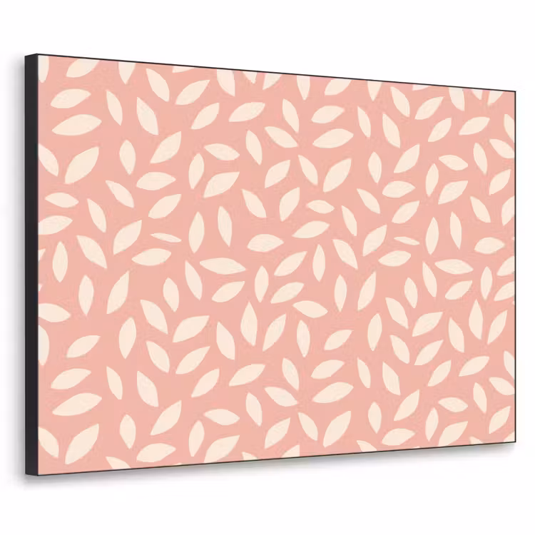 Art Frame - Rosa – Blätter – Verspielt – Muster — 1