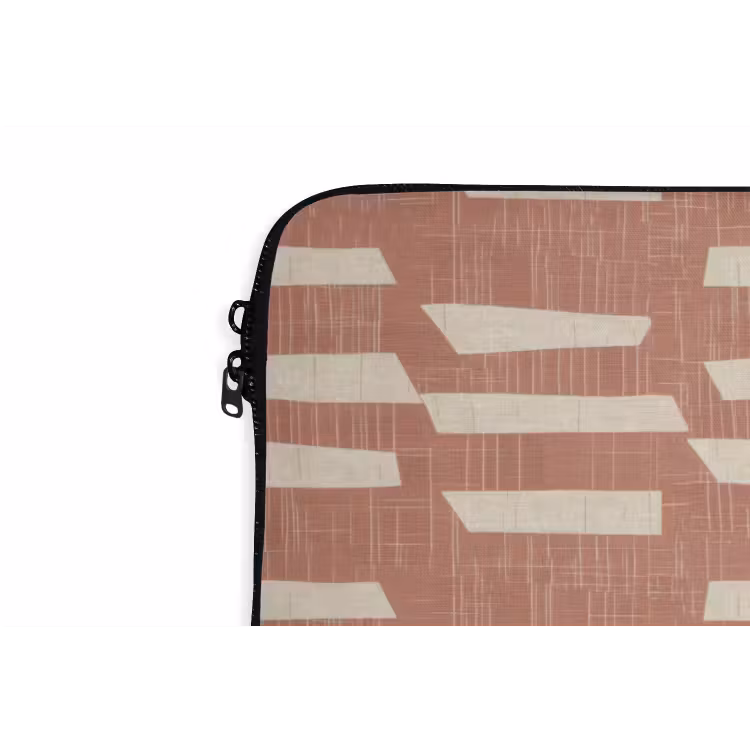 Laptop hülle - Terrakotta – Abstrakt – Textur – Muster — 5
