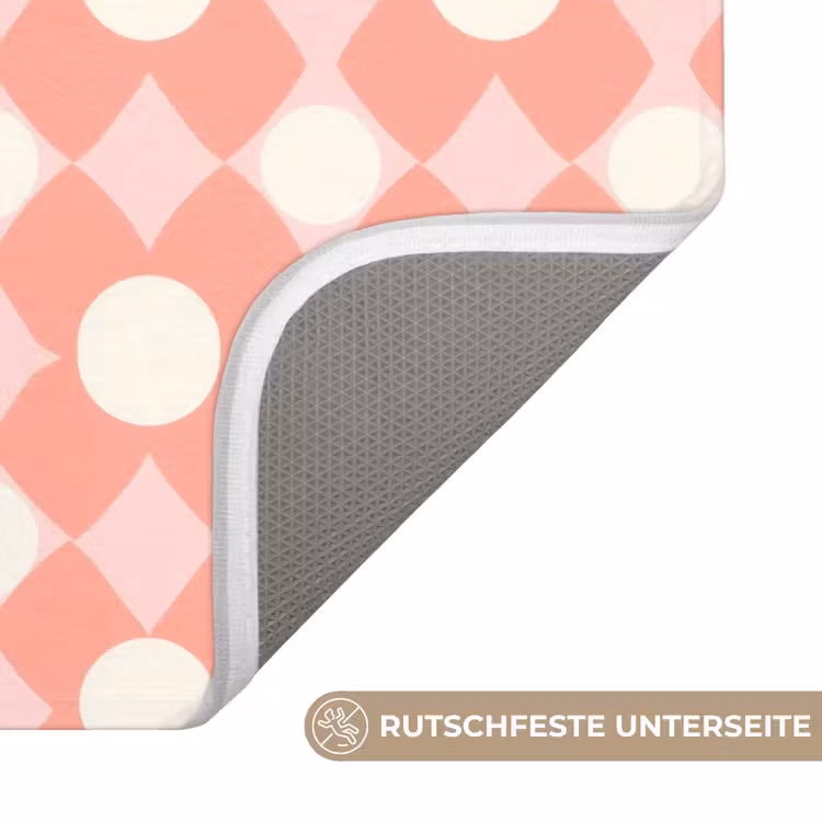 WC Vorleger - Koralle – Retro – Geometrisch – Muster — 3