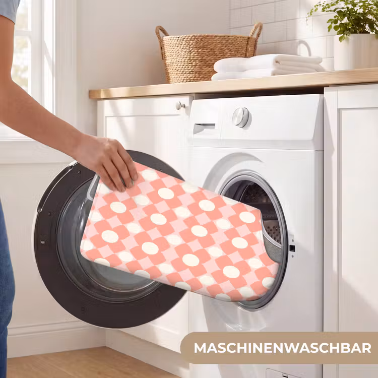 WC Vorleger - Koralle – Retro – Geometrisch – Muster — 7