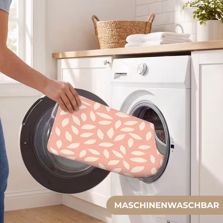 WC Vorleger - Rosa – Blätter – Verspielt – Muster — 7