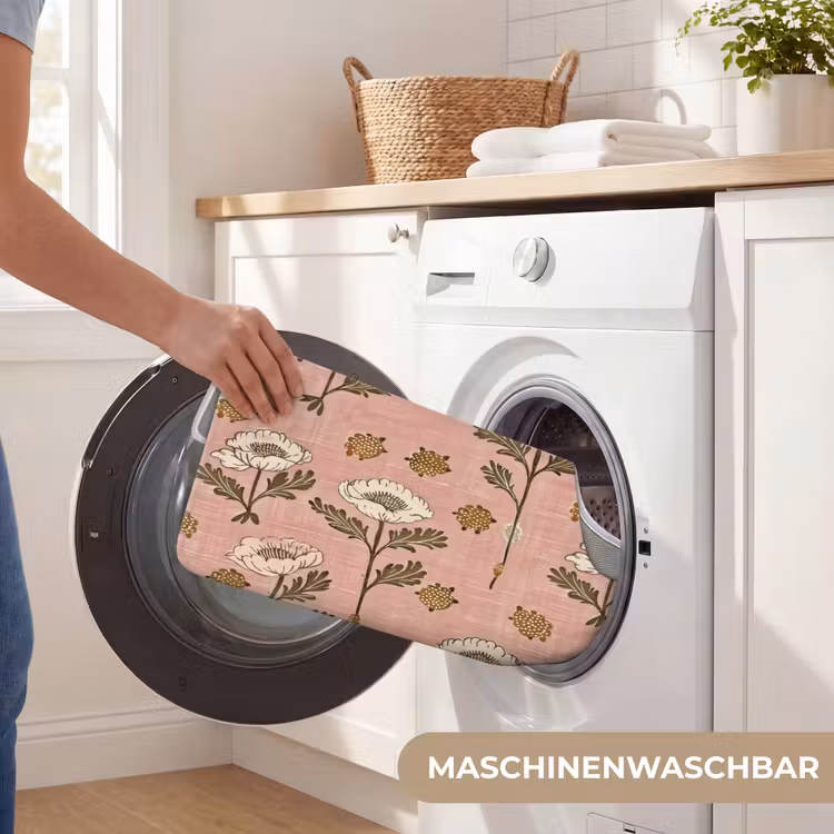 WC Vorleger - Rosa – Blumen – Vintage – Textur — 7
