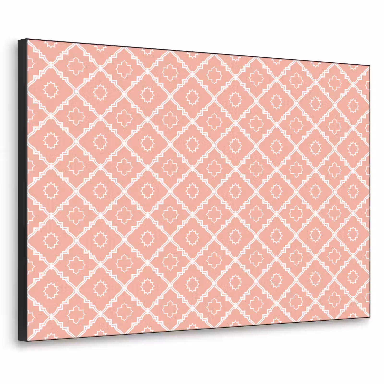 Art Frame - Lachsrosa – Geometrisch – Elegant – Muster — 1