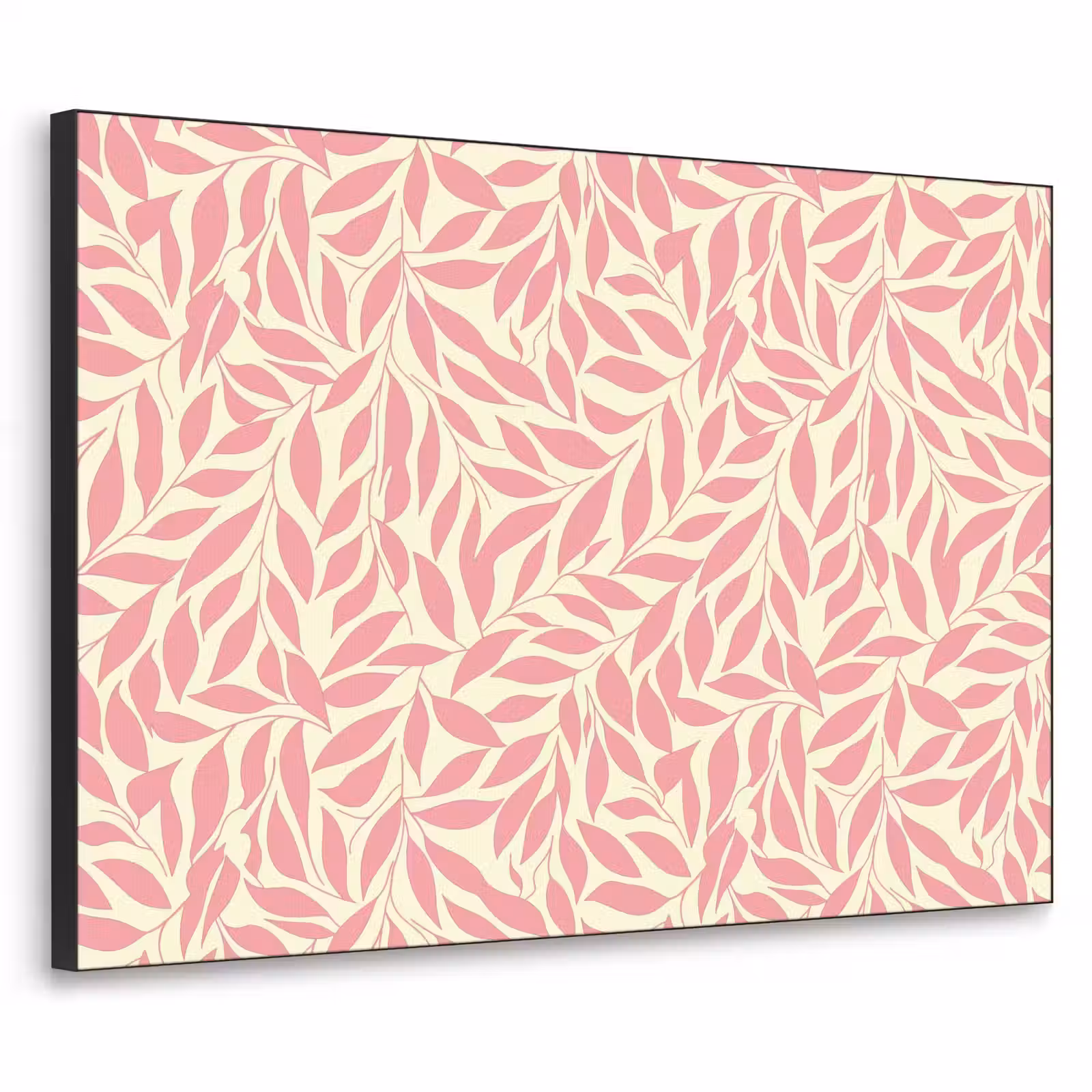 Art Frame - Rosa – Blätter – Dynamisch – Muster — 1