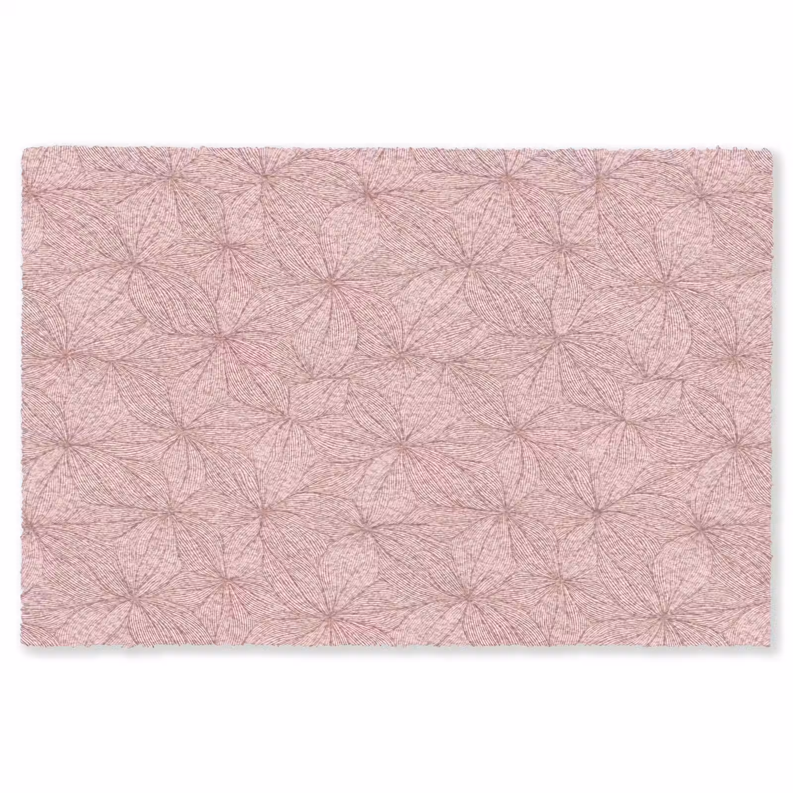 Teppich - Blassrosa – Blumen – Relief – Textur — 1